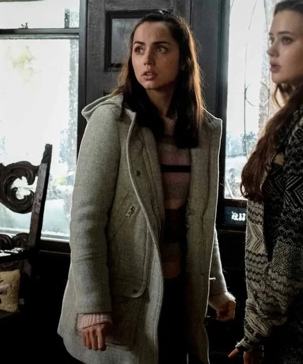 

YANGHAOYUSONG Homemade Ana De Armas Knives Out Hooded Coat Suitable For Autumn And Winter