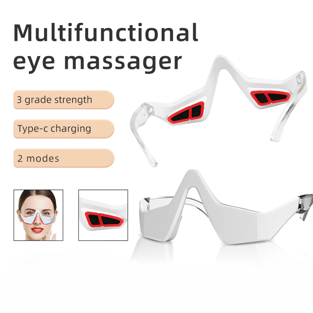 Red Light Theraphy 3D Eye Massager Relieves Eye Fatigue Electric Eyes Massage Beauty Remove Anti Wrinkle Eye Relaxtion Tool 2
