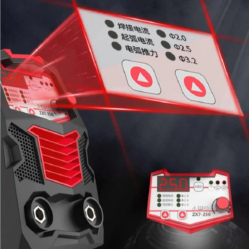 ZX7-250 Arc Welders Digital single voltage 6 capacitors mma inverter welding machine 6