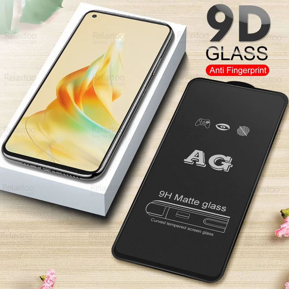 9D Full Glue Vetro Temperato Opaco Per Oppo Reno8 T 4G Pellicola Salvaschermo Reno8T Reno 8 T 8 T 6.43 "Cph2481 Pellicole Protettive Smerigliate