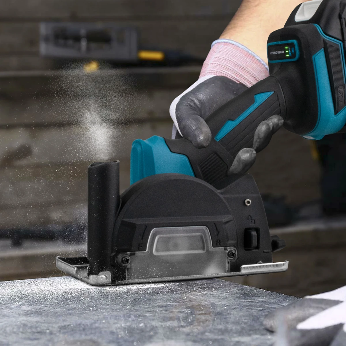 Gisam 76mm Brushless Angle Grinder Grinding Cutting Machine Cordless Electric Angle Grinder Power Tools for Makita 18V Battery 3