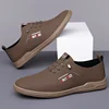 Fashion Casual Soft Leather Shoes for Men Spring Autumn New Designer Solid Color Loafers Male Light Men's Dress Shoes 5