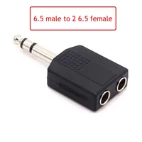 6.35/6.5mm male to 3.5mm Audio Stereo/mono Jack Female To 2 RCA Male Audio Jack Connector Adapter Converter Speaker - Image 2