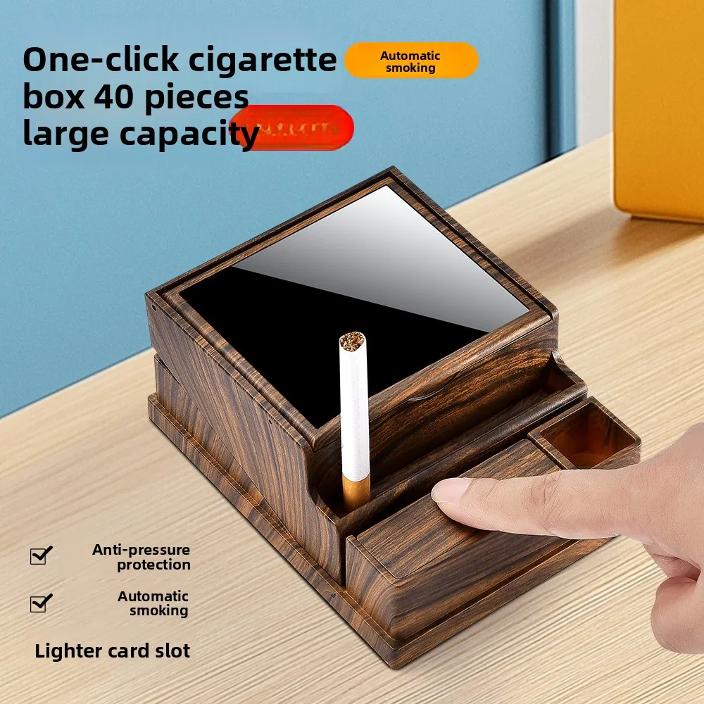 Durable One-Click Automatic Eject Cigarette Storage Case