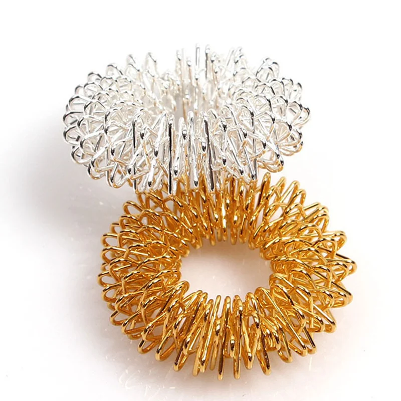 10pcs Finger Ring Toy Stress Relief Sensory Spring Fingers Autism Anti Stress ADHD Toy Kids Finger Acupressure Massage Ring fidget toy sensory fidget toy anti stress toy finger sensory toy