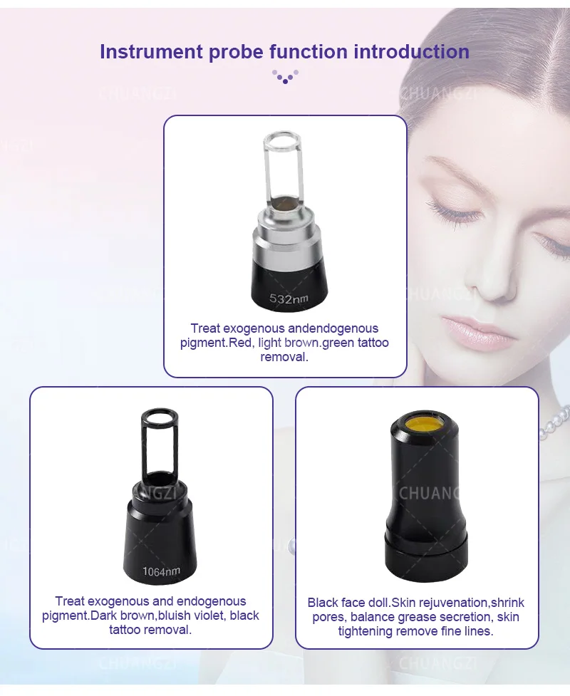3000W 2 in 1 Diode Laser 3 Waves 808nm 755 1064 Painless Hair Removal Q Switched Pico Laser Tattoo Removal Machine