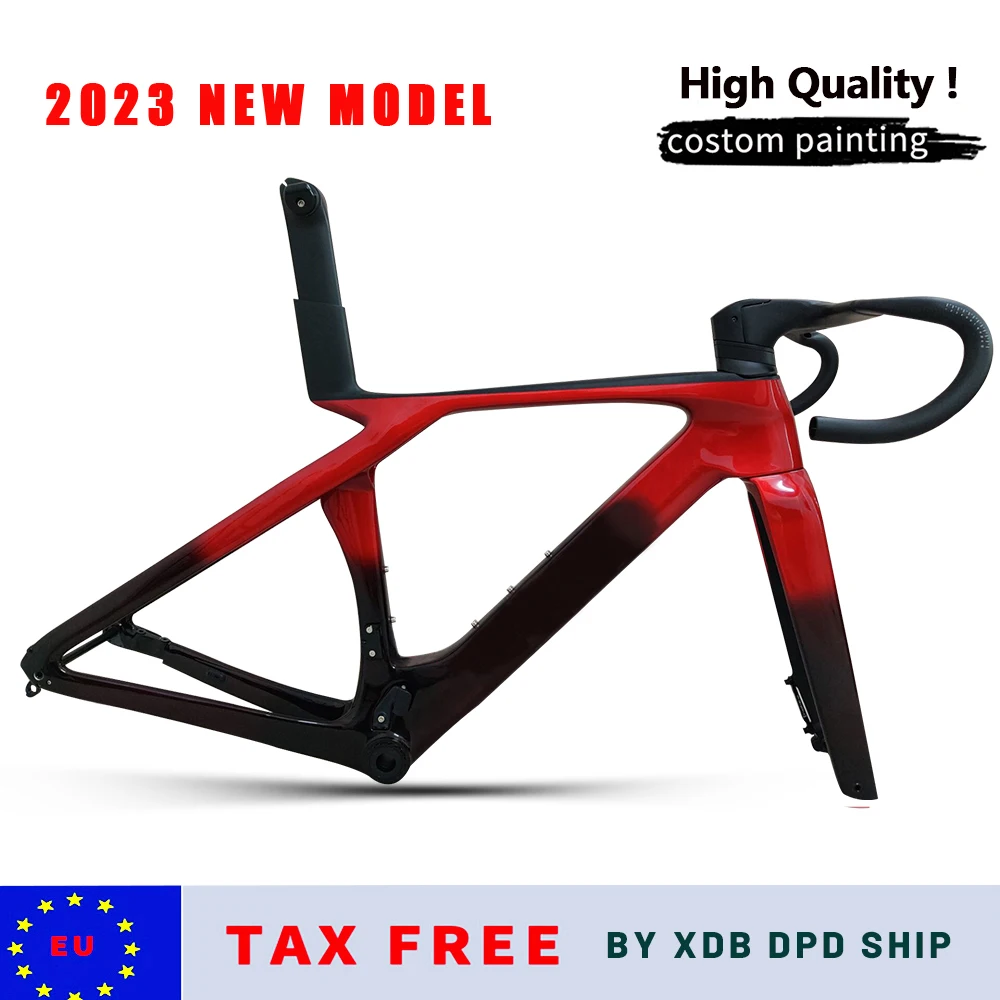 2023NEWT1100CarbonFrameRoadBikeFrameDiscBrakeFramestCycling