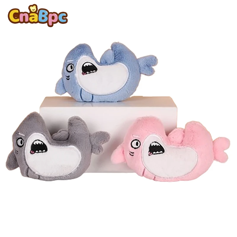 

14CM Creative Cute Plush Shark Doll Toy Soft Stuffed Animal Key Chain For Birthday Gifts Doll Gift For Children