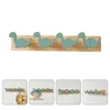 Dinosaur Wall Hooks Cartoon Hanging Rack Coat Hooks Bath Towel Storage Hook Wooden Mount Bedroom Decor Key Hooks Clothes Hat 5