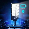 New Solar Double Row Street Light Integrated Induction Garden Light Street Stall Night Market New Rural Outdoor LED Lighting Hot 3