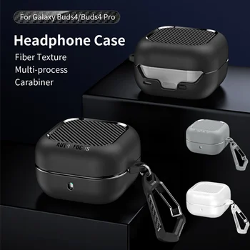 Custodia Protettiva per Samsung Galaxy Buds 4 Pro, Cover Antiurto per Auricolari, Accessori, Borsa Portachiavi, Coque Capa Funda