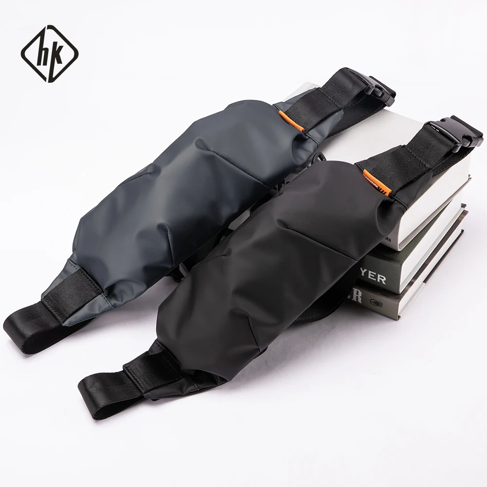 HcanKcanMaleFannyPacksTravelCrossbodyBagsMenOutdoorsWaterproof