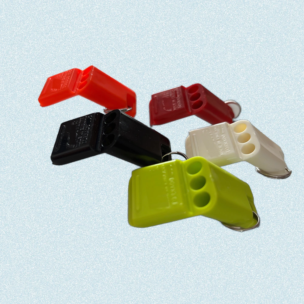 120 dB Three Holes Handheld Curved Specialist Referee Whistle for Basketball and Soccer Professional Rescue Whistles soccer whistle sport whistle sports whistle