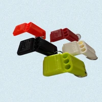 New Up 120 dB Three Holes Handheld Curved Specialist Referee Whistle for Basketball and Soccer Professional Rescue Whistles 1