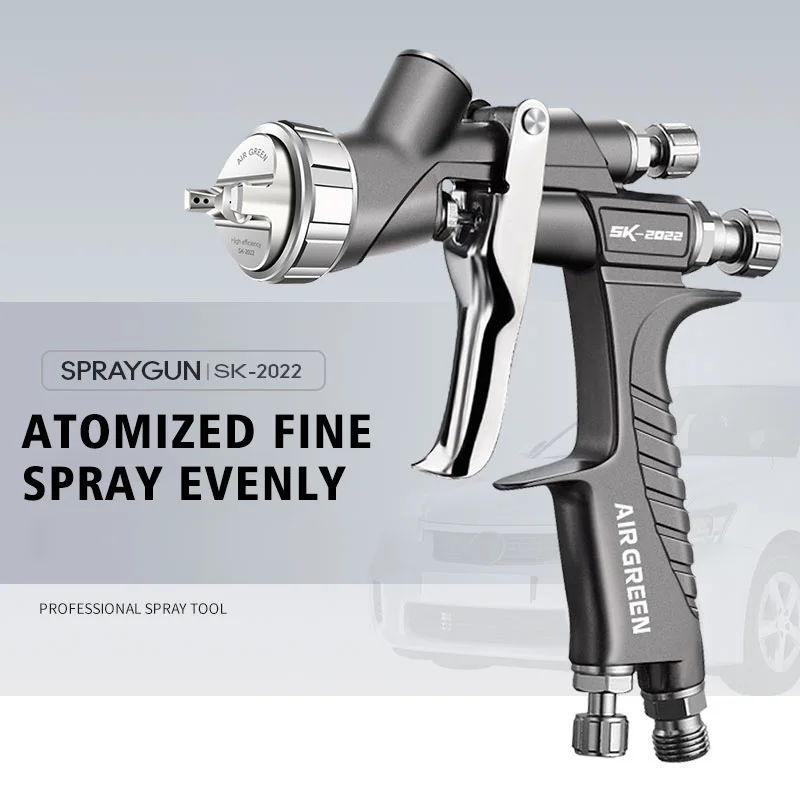 SK2022 Paint Spray Gun HVLP Painting Gun 1.3mm Nozzle High Atomization Paint Gun Water Based Air