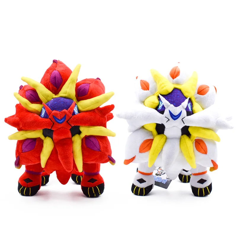 2 Styles Pokemon Shiny Solgaleo Plush Alola Region Sun Moon Stuffed Animal  Soft Game Cartoon Doll 10