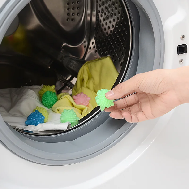 Lot de 8 boules anti-peluches pour machine à laver - Anti-enroulement -  Pour enlever les poils d'animaux - Pour enlever les poils d'animaux