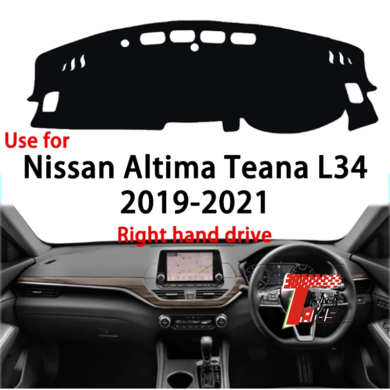 

TAIJS factory high quality Suede dashboard cover for Nissan Altima Teana L34 2019-2021 Right hand drive hot selling product