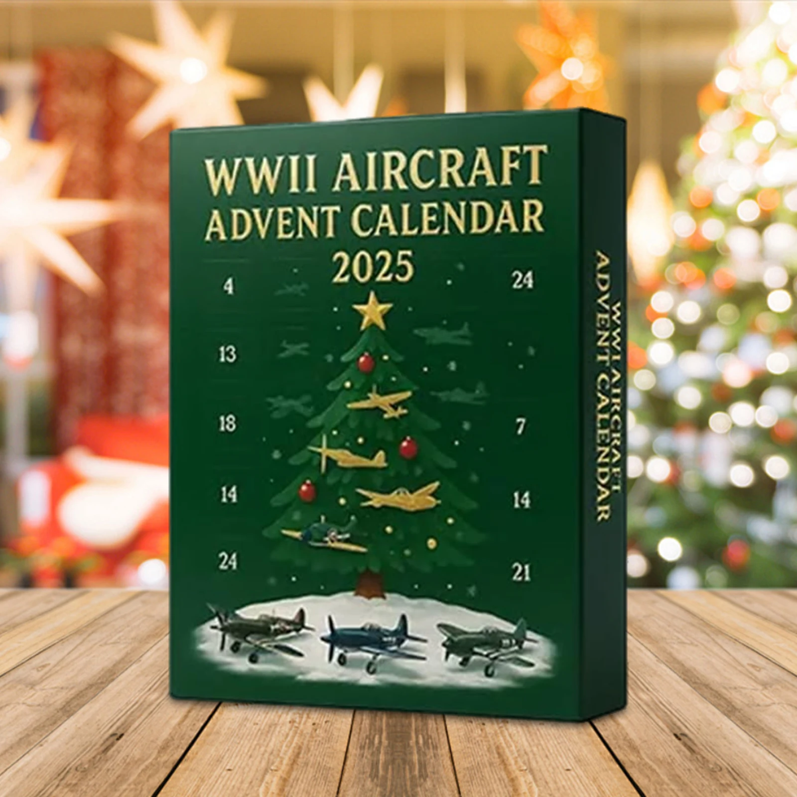 BESTSKY 2025 WWII Aircraft Advent Calendar - 24 Days Of Iconic Warbirds Military History Christmas Countdown Educational Aviation Advent Calendar Boys