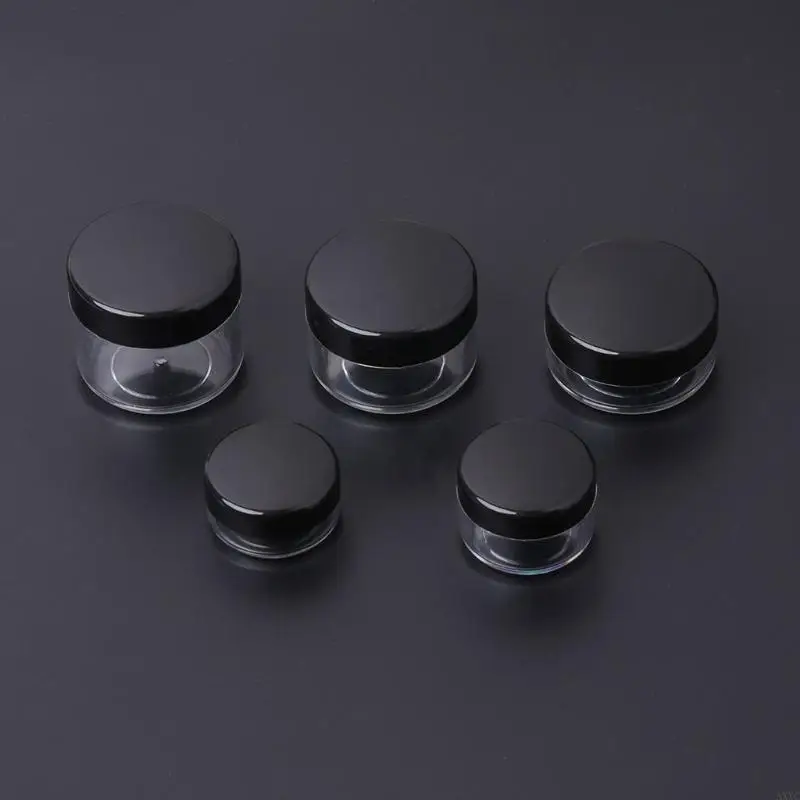 AXYC Mini Sample Bottle Fillable Empty Bottles Container with Lid Sealing Holder for Airplane Make Up Lip Balms Eye