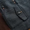 Sauce Zhan  Mans Jacket Short Lined Selvedge Denim Jacket Men A1 Flight Jacket Regular Fit 3