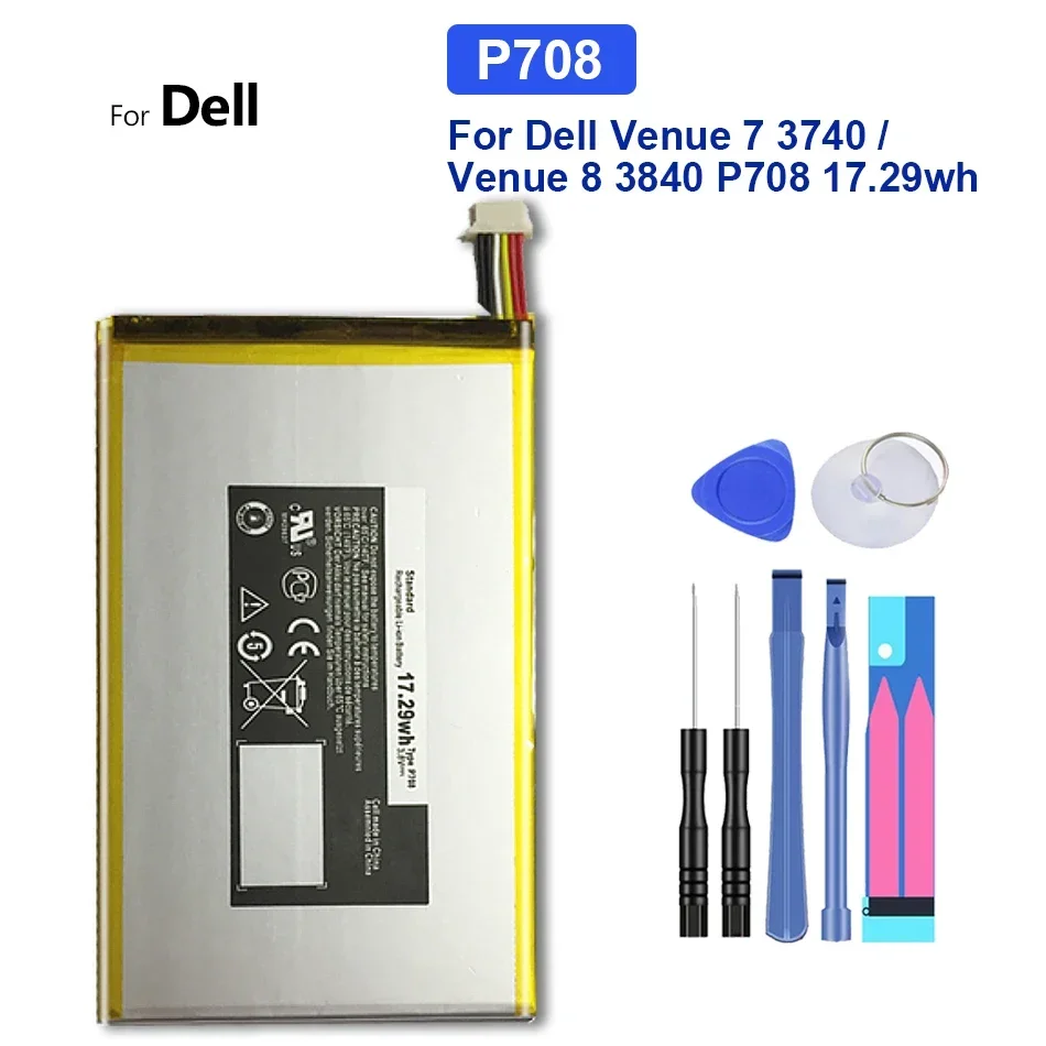 

Сменный аккумулятор для планшета для Dell Venue 7 3740 /Venue 8 3840 P708 17.29wh для Dell Venue 7 3740 /Venue 8 3840 P708 17.29wh