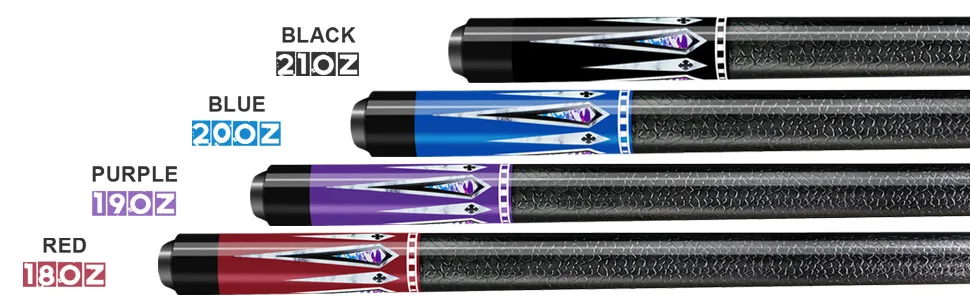 pool cue sticks