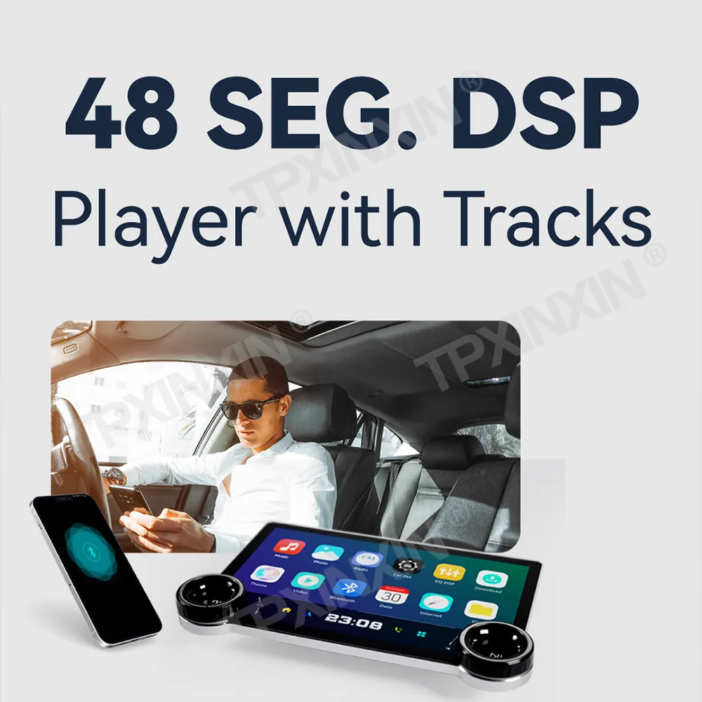 11,8 Zoll für die meisten Automodelle Multimedia-Player Autoradio 6g 128g Hicar Carplay Carline Core DSP-Player 2k Qled Head Unit