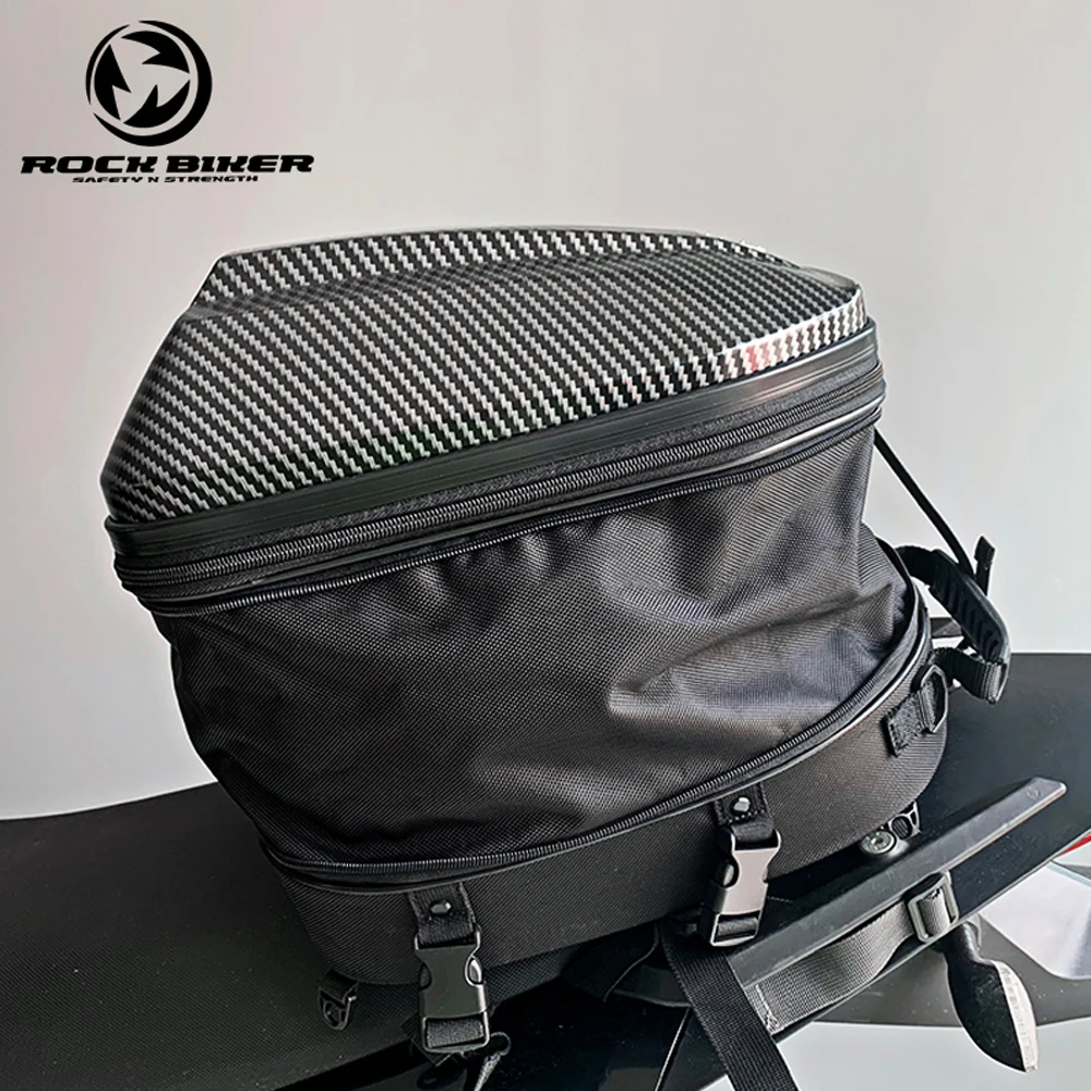 leather motorcycle tail bag