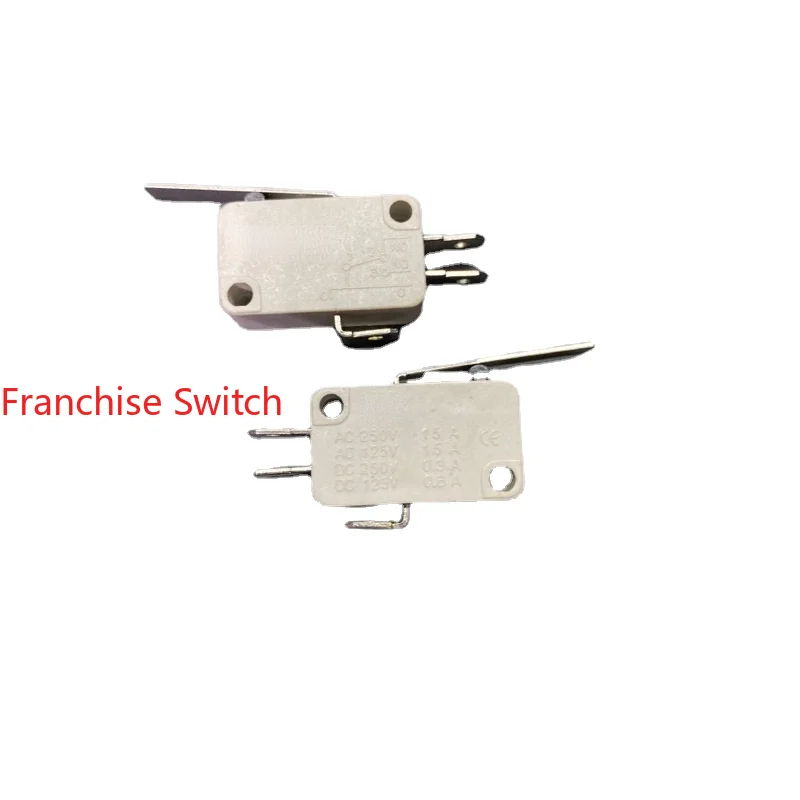 10PCS KW3A- 5 Large Micro Switch Key  Limit Travel  Shank Length 28mm