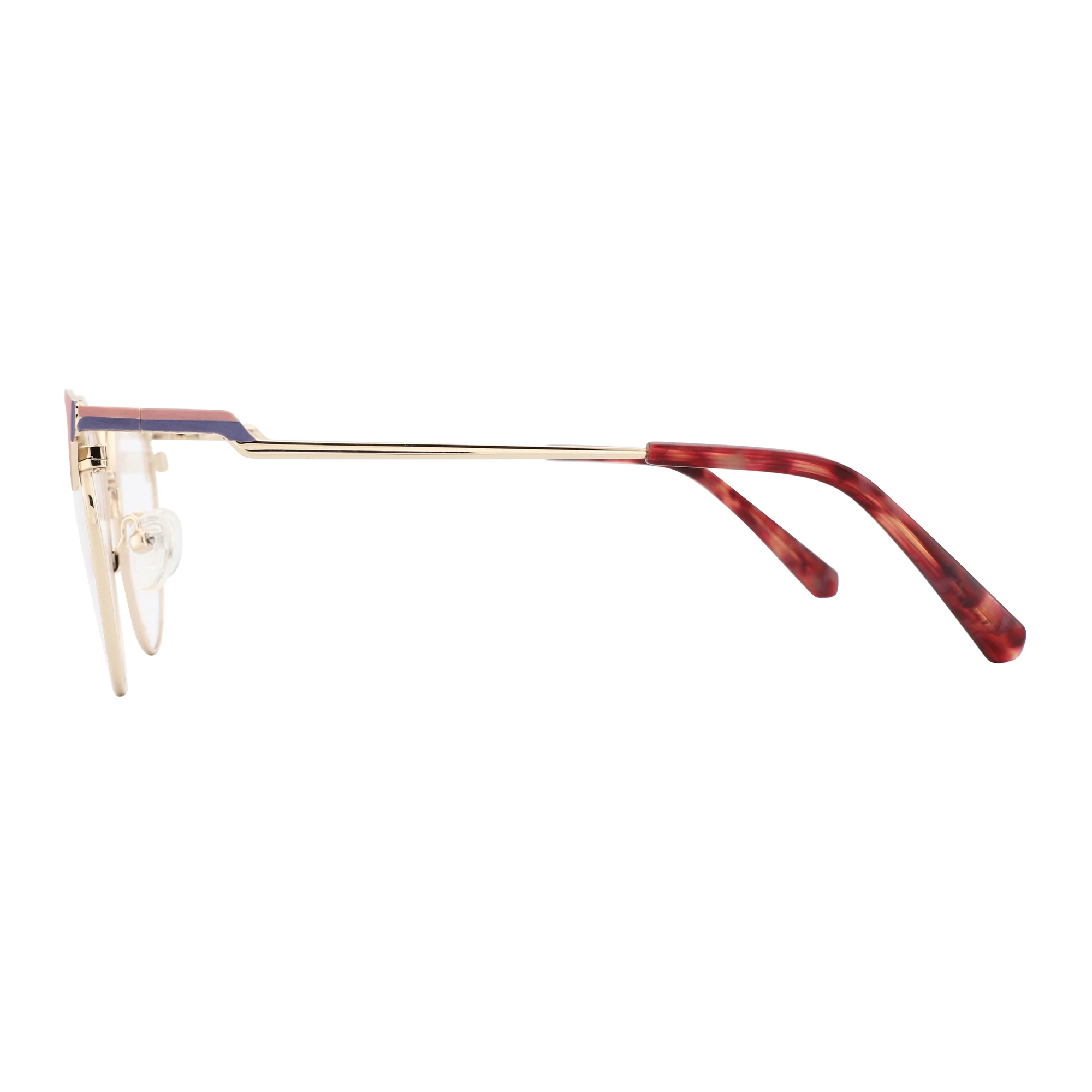  ZENOTTIC Trend Cat Eye Brillen, Anti-Blaulicht/Photochrom, halbrandlos, Myopie/Progressive Brillen für Damen – Detail 17