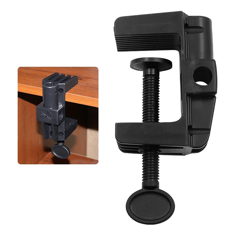 Universal Table Lamp Cantilever Bracket Clamp LED Lamp Holder DIY Fixed Screw Desk Non-slip Clip For Broadcast Mic Stand light clip holder