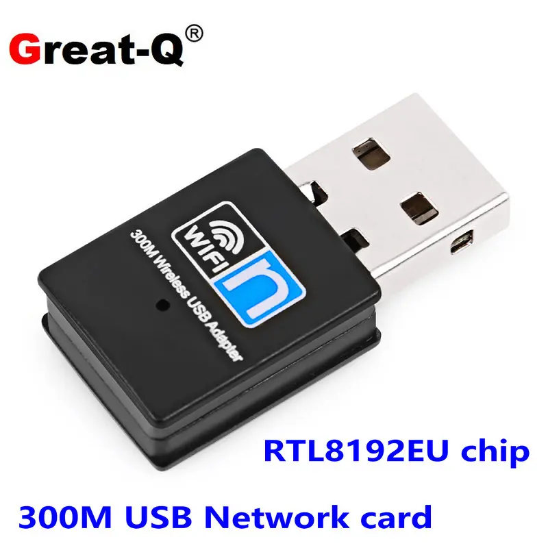 

Беспроводной USB Wifi адаптер, 300 Мбит/с, Wi-Fi адаптер, ресивер Realtek RTL8192EU USB Dongle Network