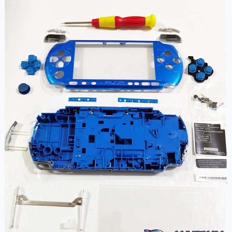 Best Quality for PSP3000 With Button Case Complete Shell Cover