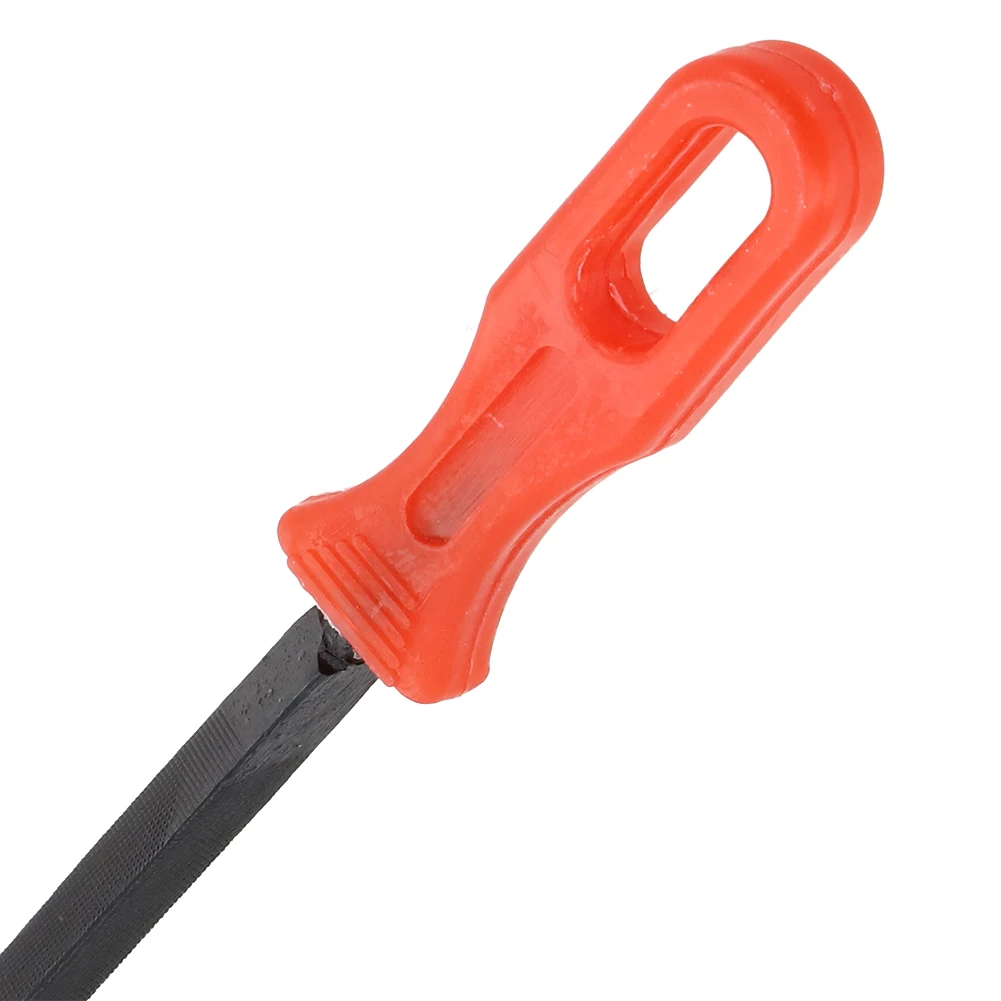 

Brand New Saw Accessories Triangular File Steel Total Length 230mm Triangle Used On Metal Wood Metal Grinding 1pc