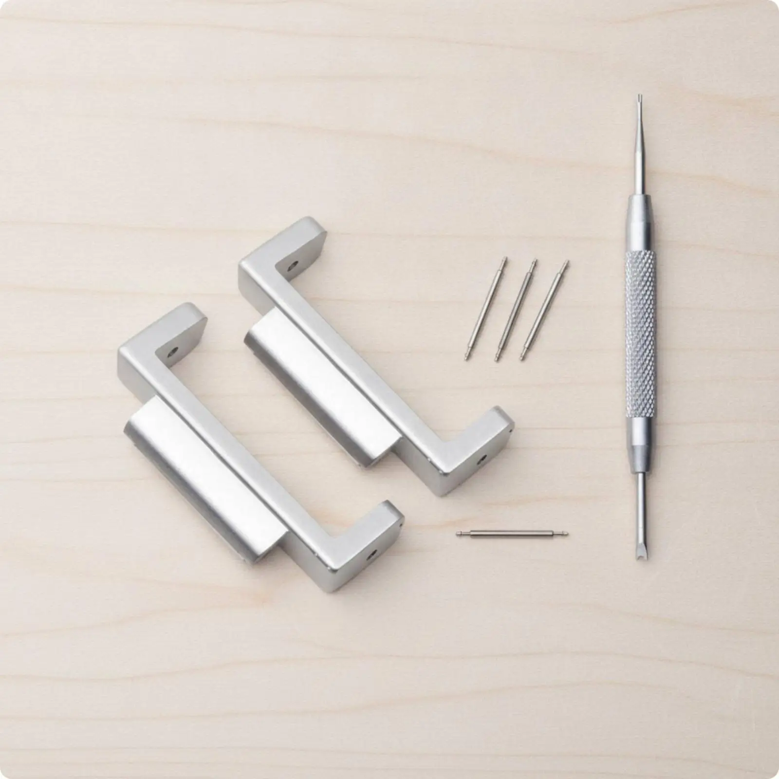 Stylish Watch Band Adapter with Tool and Spring Pins