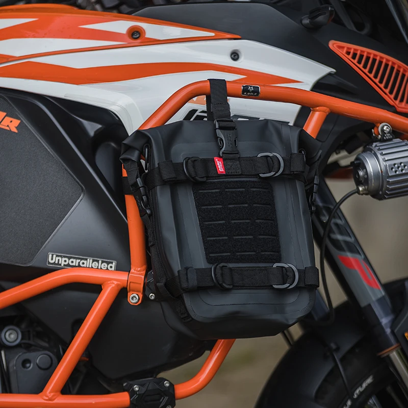 Motorcycle Side Bag Side Frame Crash Bag Storage Package Bags Waterproof Saddle Bags