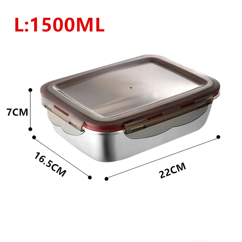 Premium Stainless Steel Leakproof Lunch Bento Box with Microwave Heating Capability