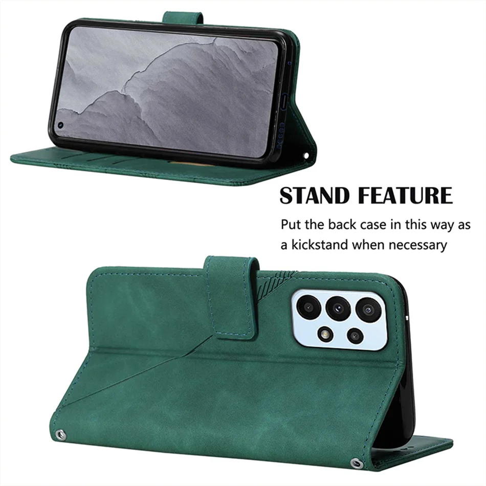 Leather Flip Case with Card Holder for Smartphone Protection