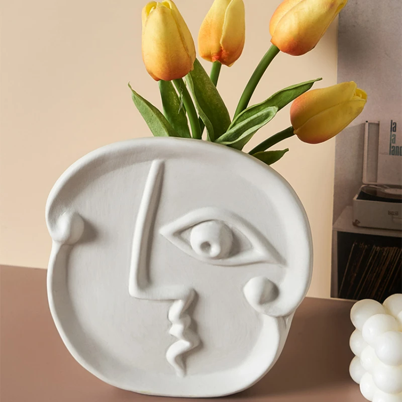 

Nordic Wind Creative Art Vase Placing Pieces Living Room TV Cabinet Dry Floral Centerpiece