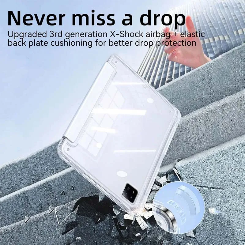 Premium Flip Y-Folding Case with Sleep Wake Function