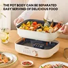 Double duck multifunctional split electric hot pot Yuanyang pot 5 liters 3