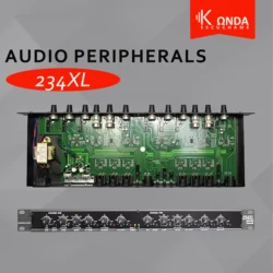 234XL Professional Sound Peripheral Equipments Stereo 2/3 Way, Mono 4-Way 234XL Crossover audio Equalizer with XLR Connector