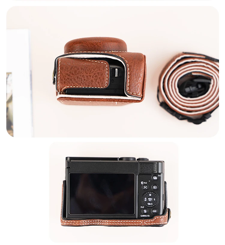 Market&YCY Custodia In Silicone Per Fotocamera Panasonic G9 - Morbida, Ultra Sottile, Antigraffio, Nero - 2