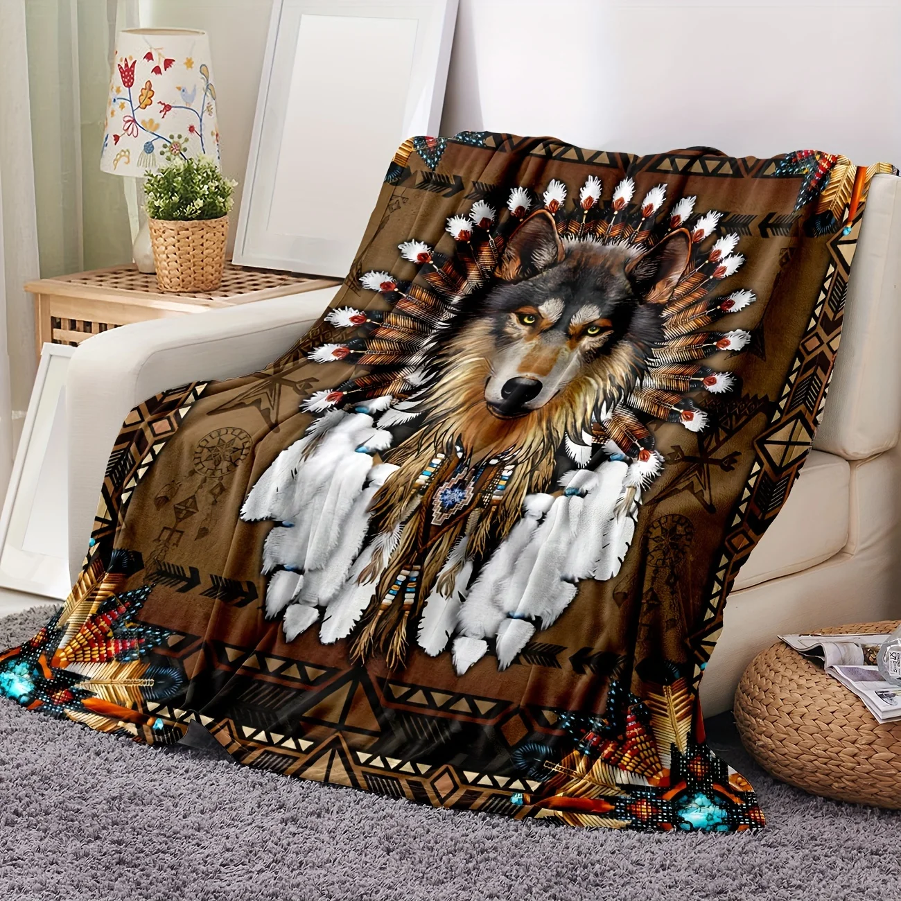 soft-wolf-flannel-blanket-cozy-warm-throw-for-bed-office-dormitory-use