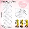 Acrylic Lipstick Holder Organizer 10/16 Slots Clear Lip Gloss Fish Shape Tower Case Display Stand Storage Box Makeup Cosmetic 2