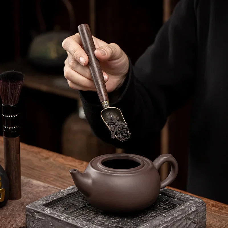 Wooden Tea Set Chinese Ceremony Accessories Tool Chinese Kung Fu Teaspoons Tea Needle Tweezer Clips Utensils Teaware 5Pcs/Set tea ceremony tools,tea set