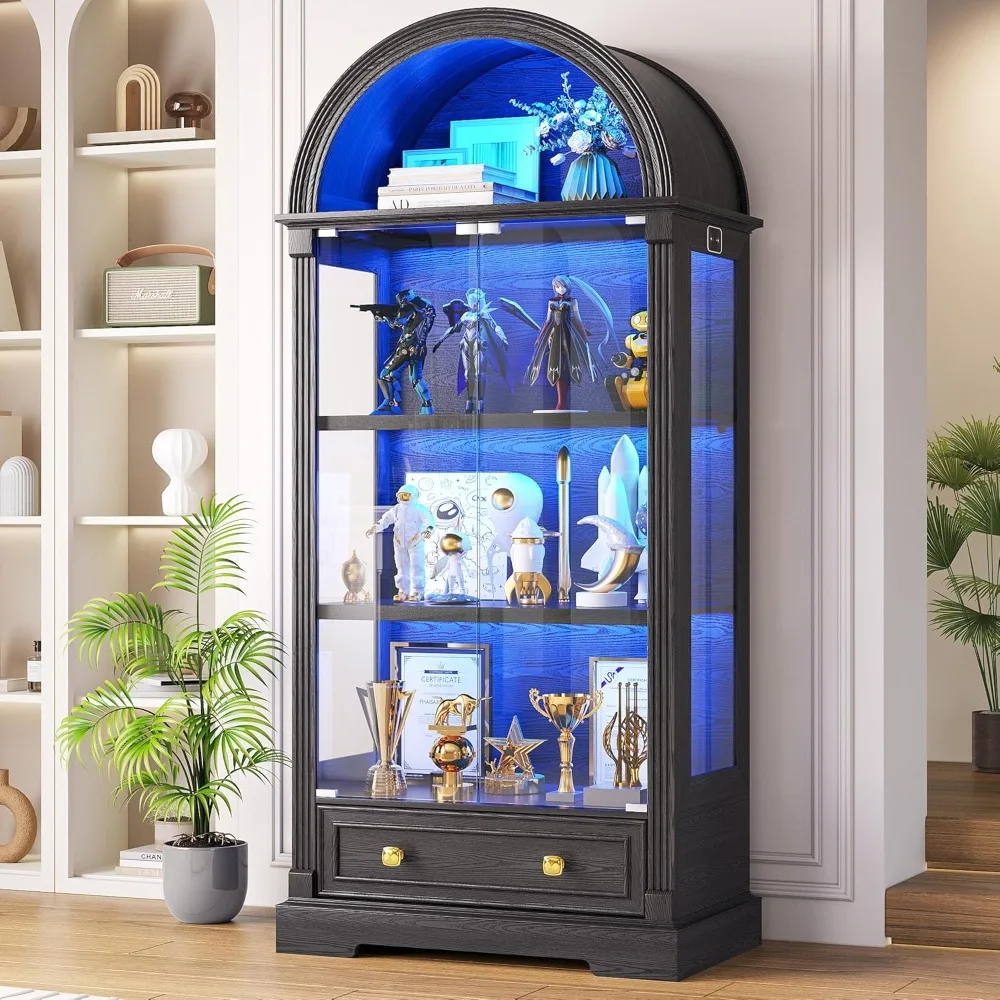 Arched Curio Display Cabinet 1