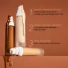 18-color Private Label Liquid Foundation Long-lasting Makeup Oil-control Moisturizer Concealer Matte Full Coverage 3-color Tubes 4
