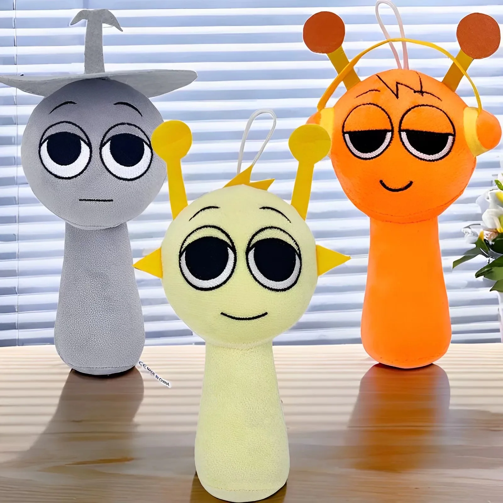 Sprunki Cartoon Plush Doll - Soft Stuffed Pillow for Kids Birthday & Christmas Gifts